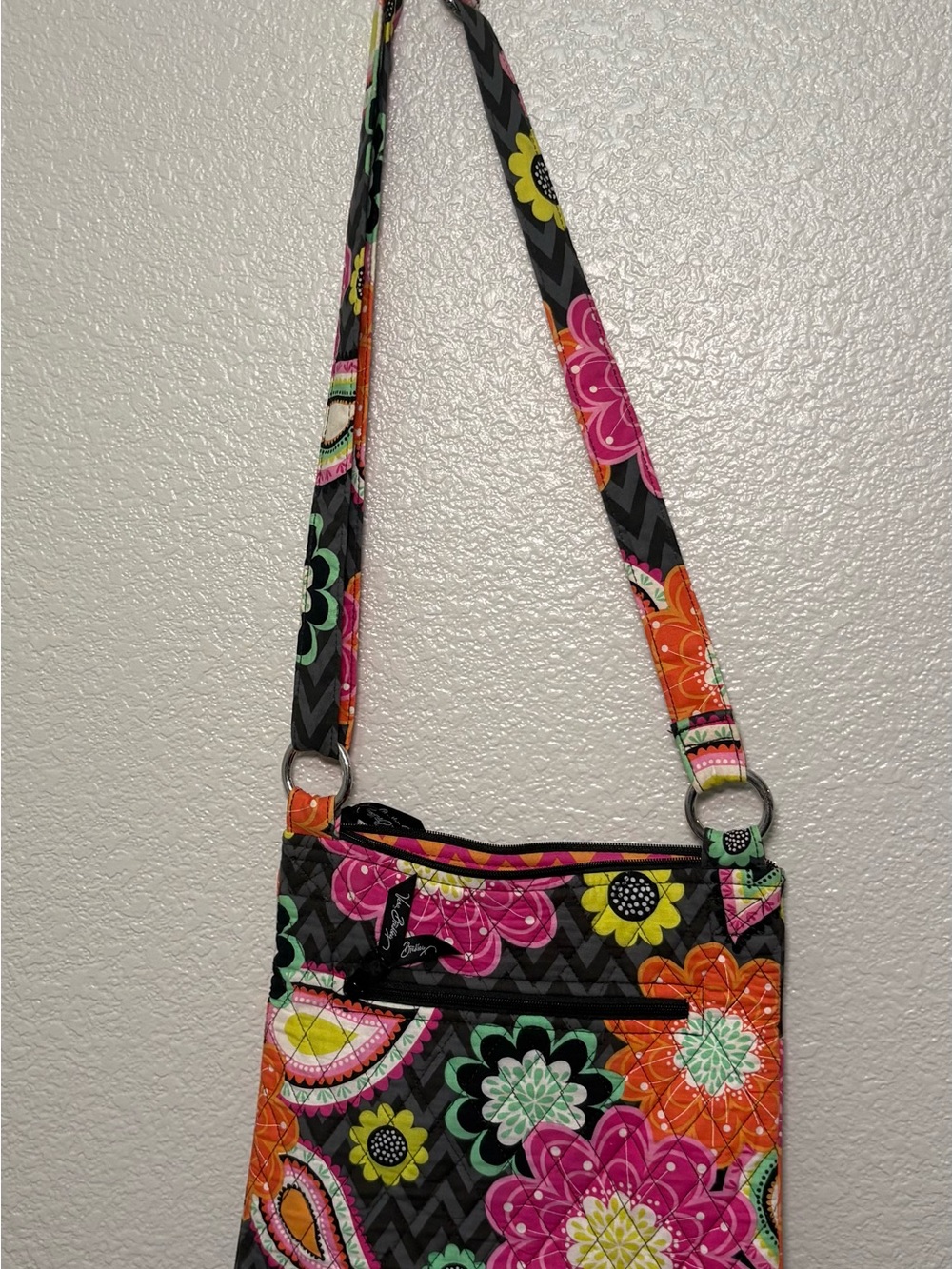 🌻 Vera Bradley Floral Print Adjustable Crossbody Bag